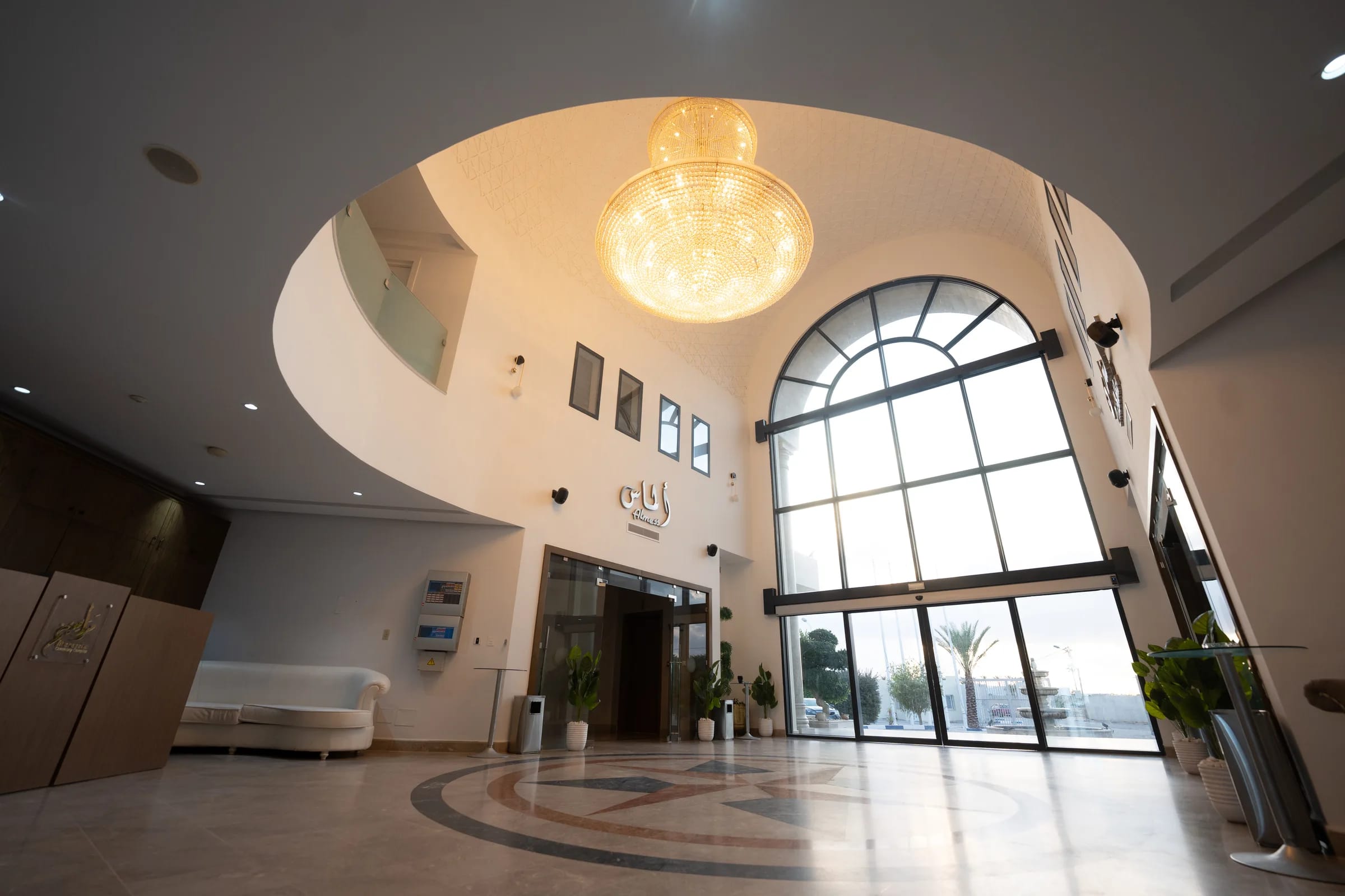Hall d’accueil du complexe