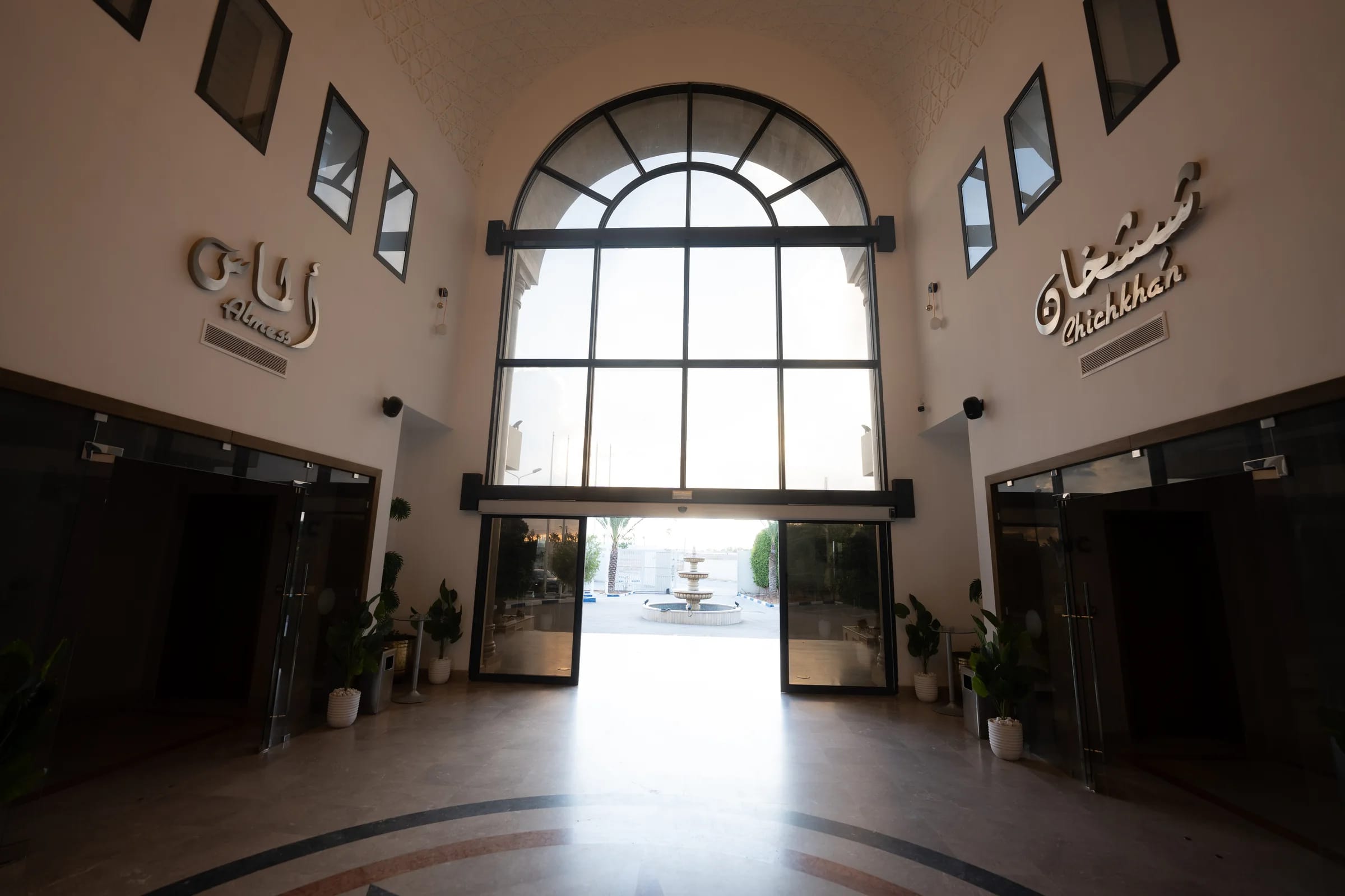 Hall d’accueil du complexe