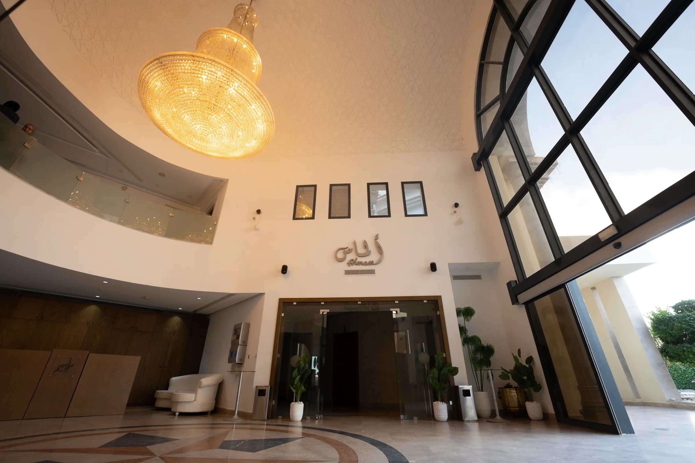 Hall d’accueil du complexe