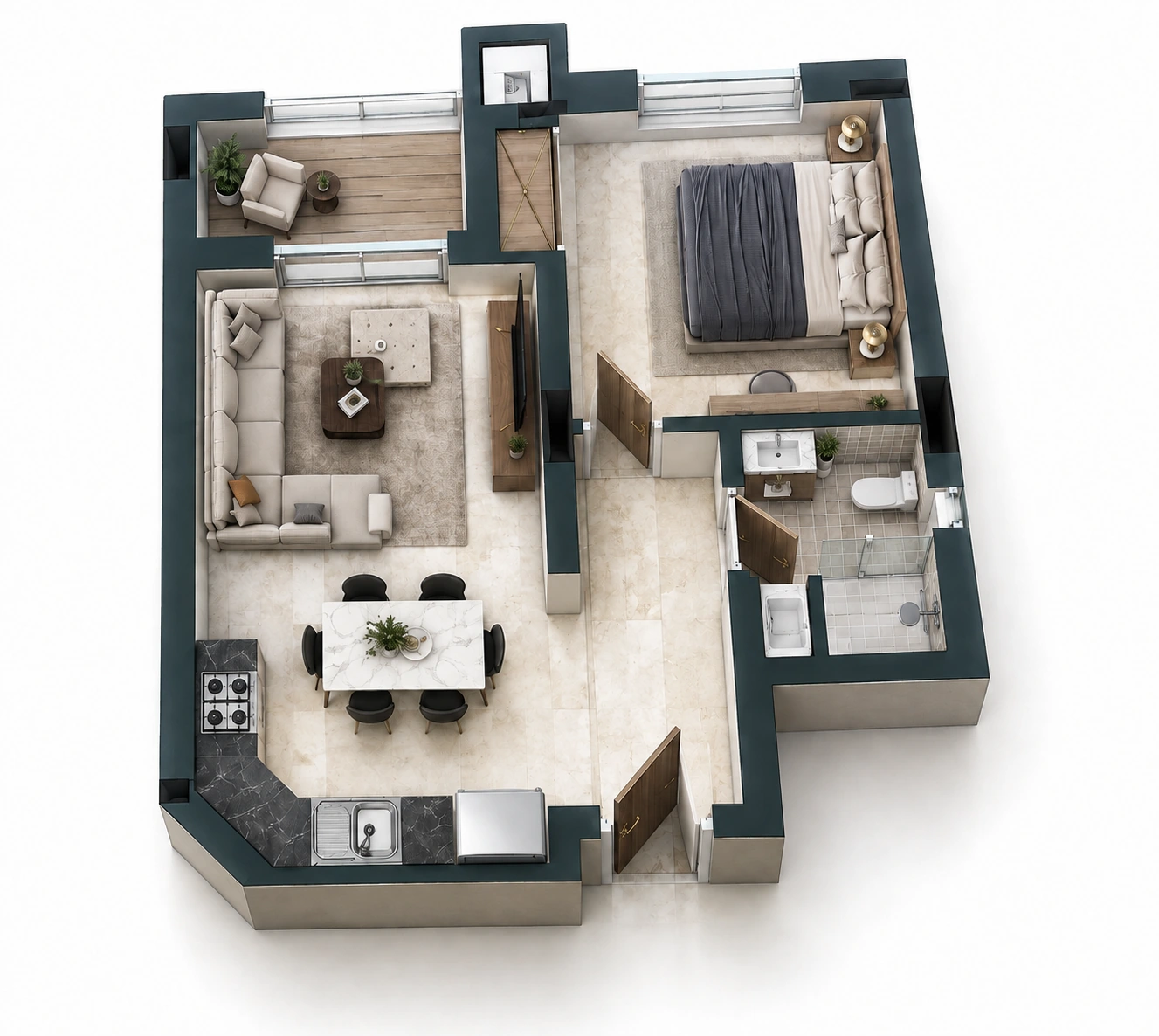 Your interior in 3D A14