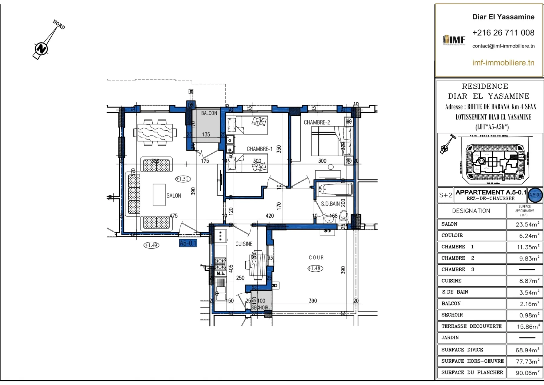 Apartment plan A5-0.1