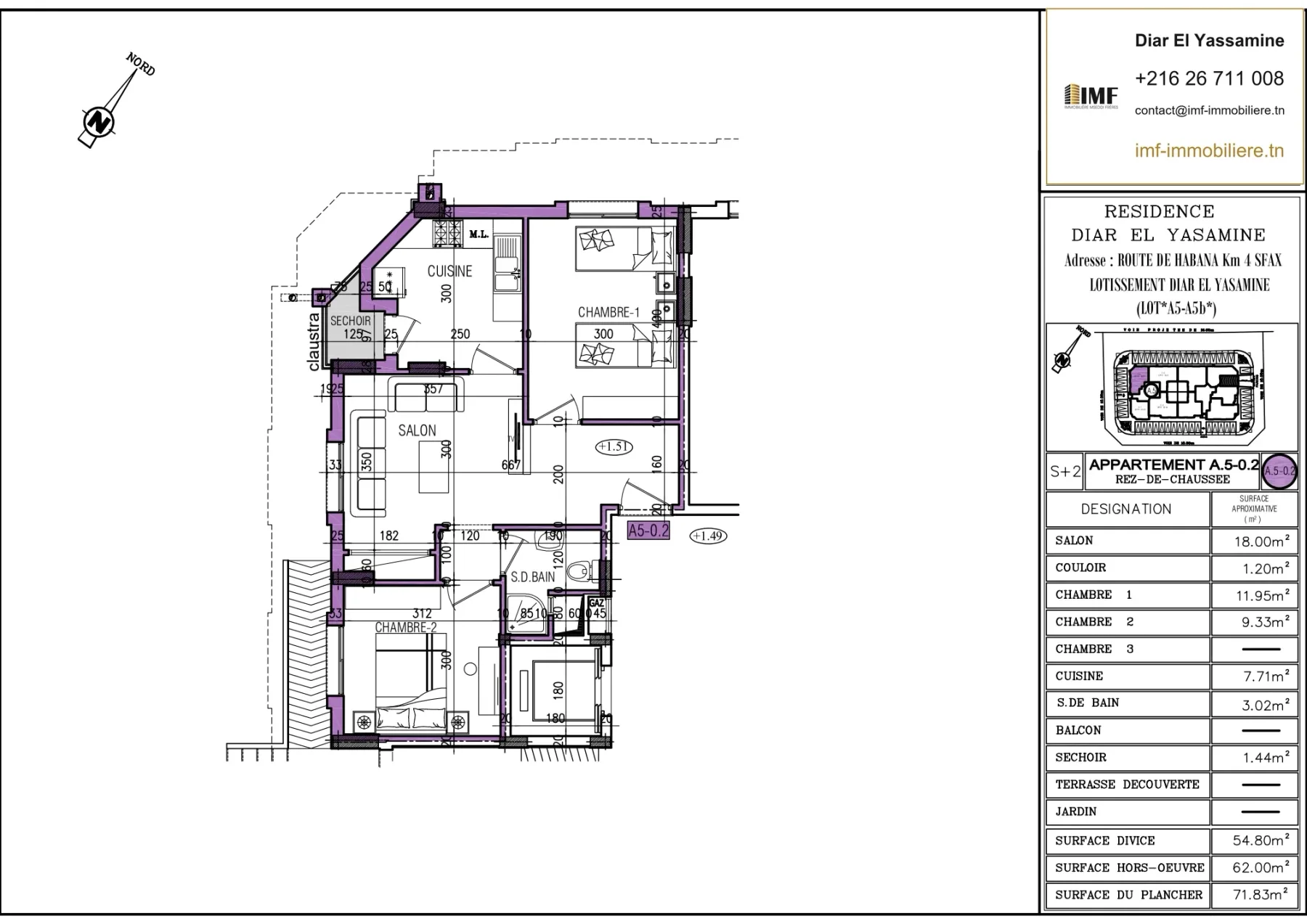 Apartment plan A5-0.2
