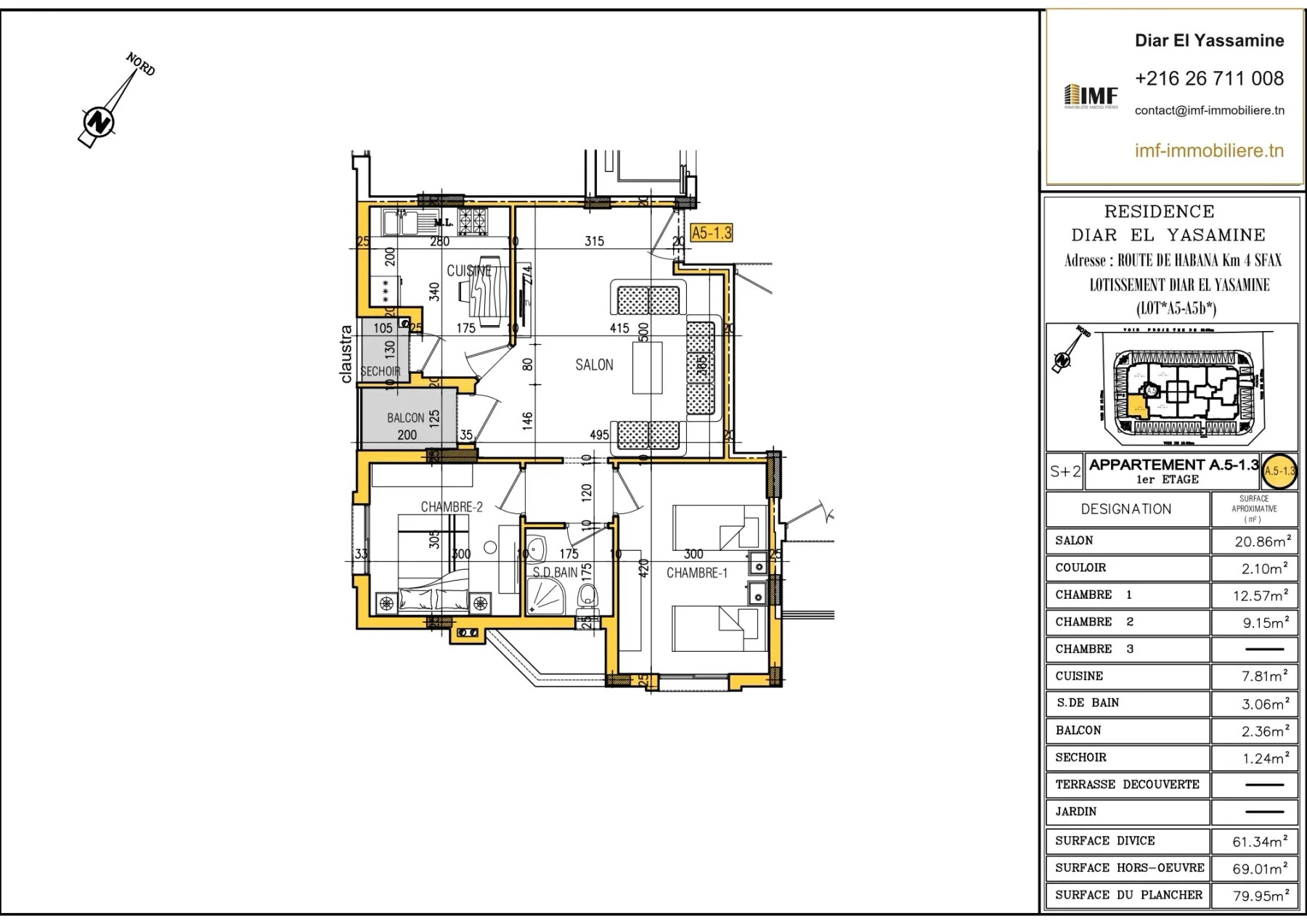 Apartment plan A5-1.3