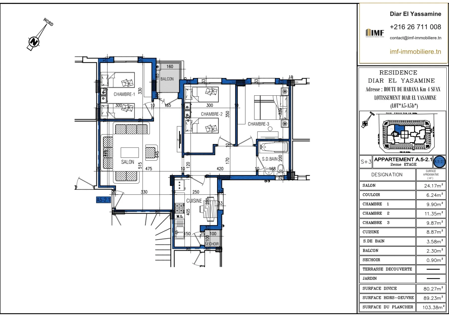 Apartment plan A5-2.1
