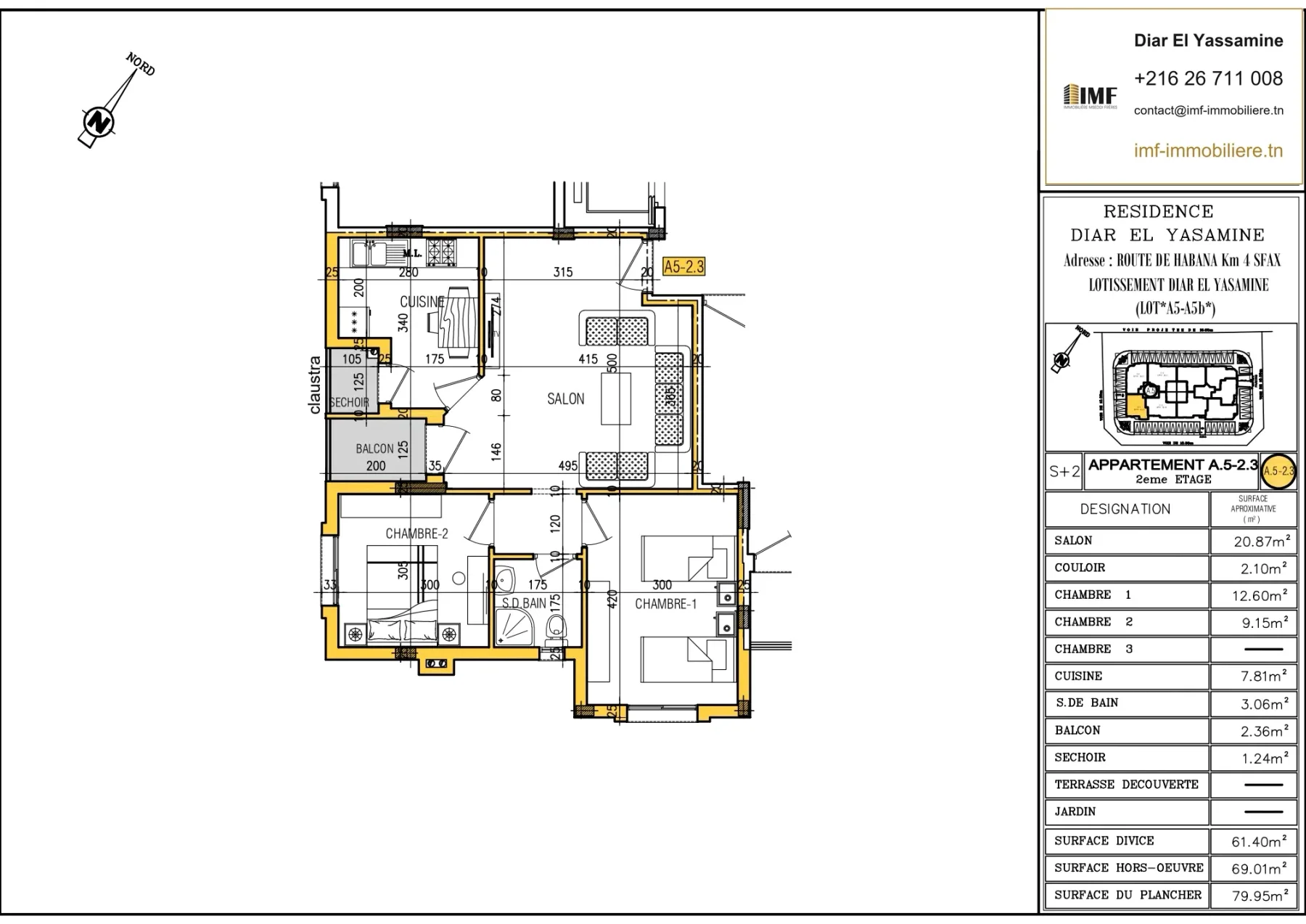 Apartment plan A5-2.3