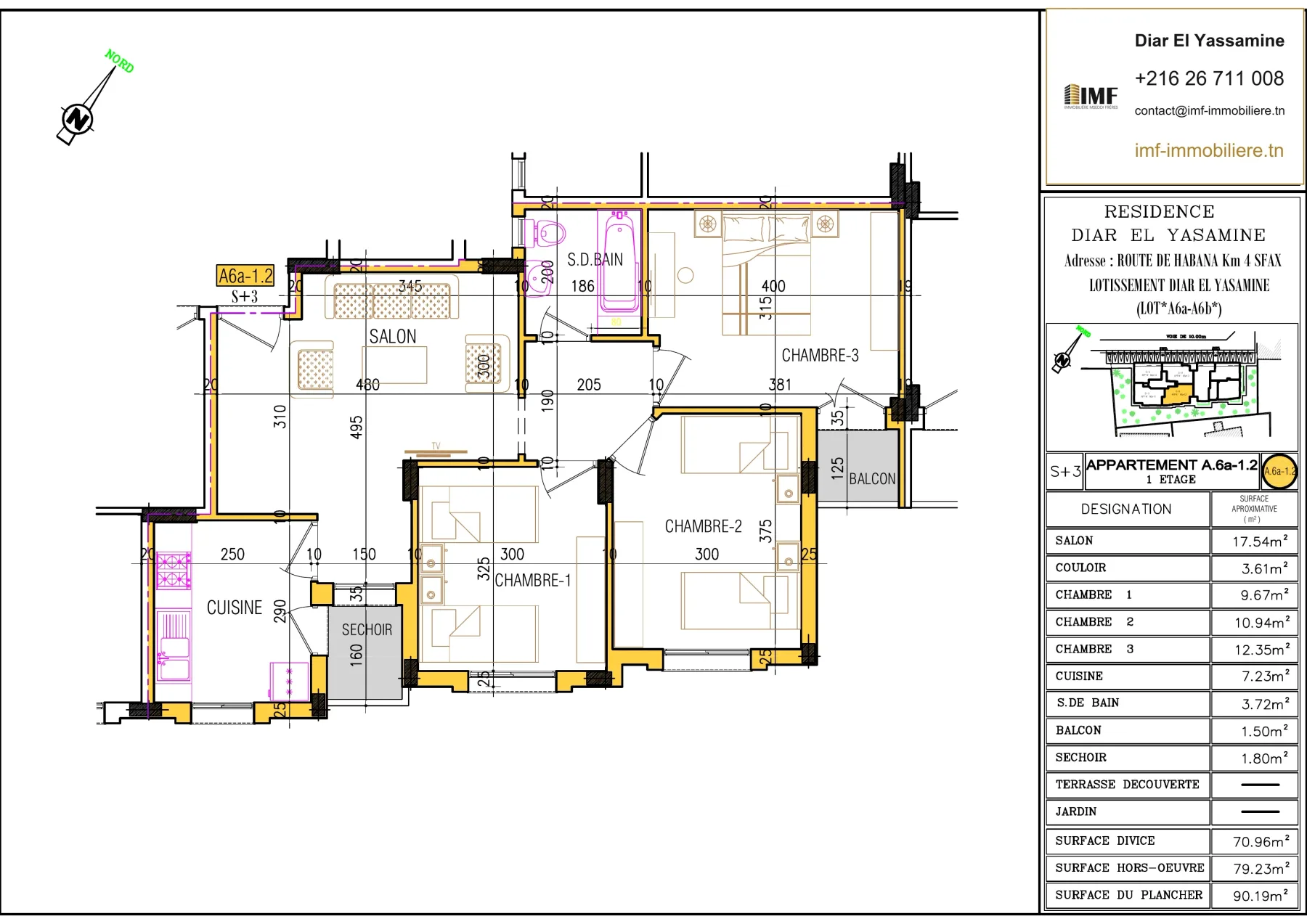 Apartment plan A6.a-1.2
