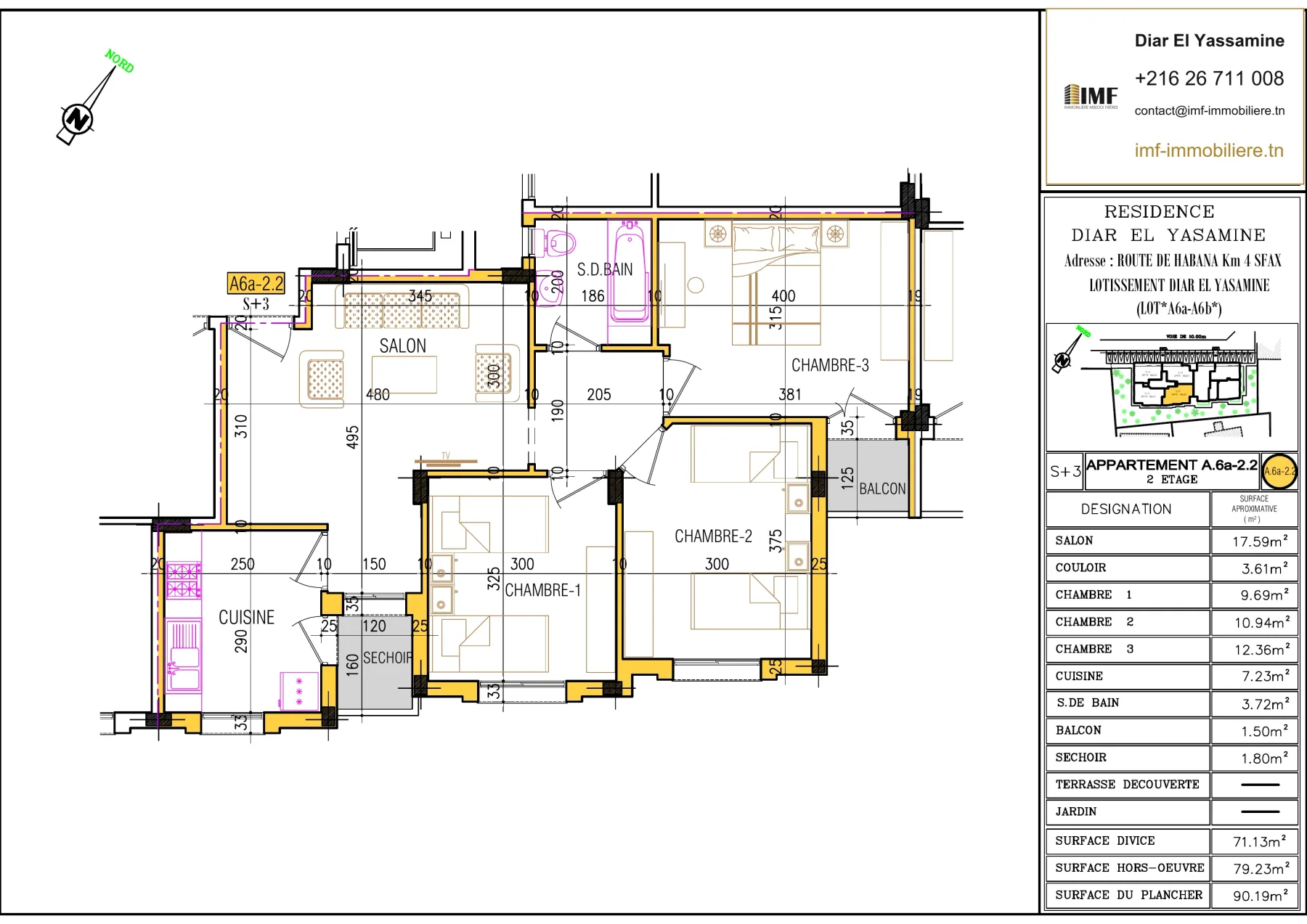 Apartment plan A6.a-2.2