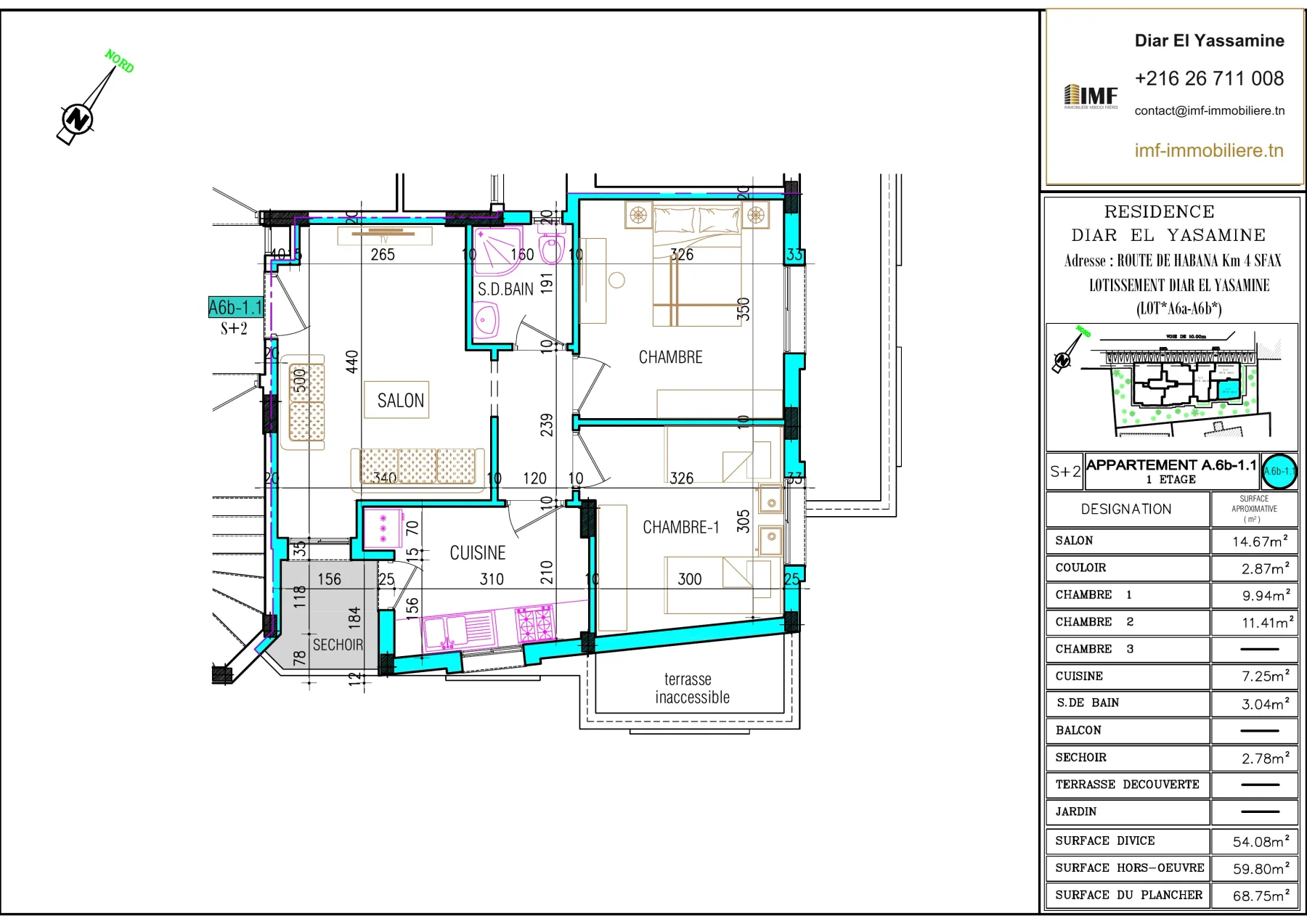 Apartment plan A6.b-1.1