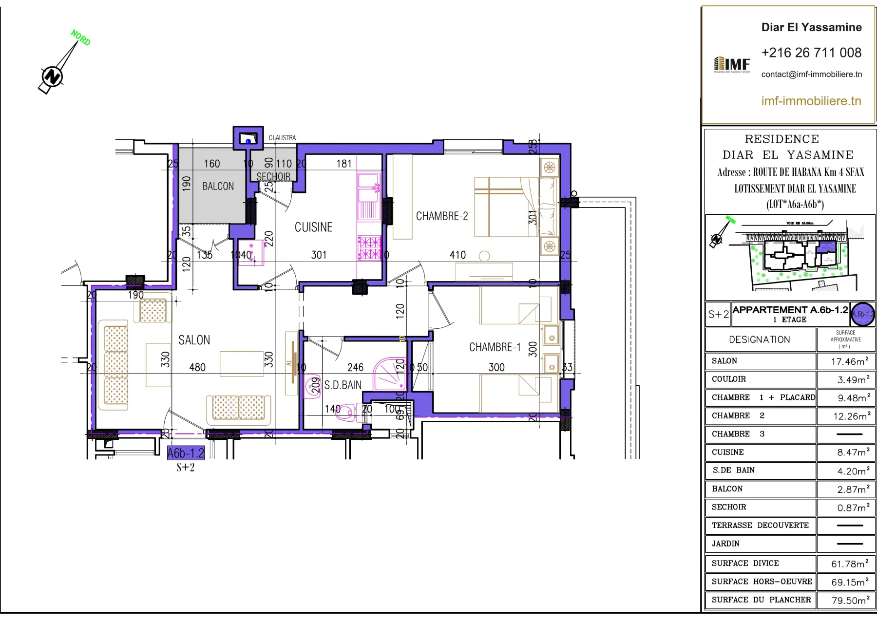 Apartment plan A6.b-1.2