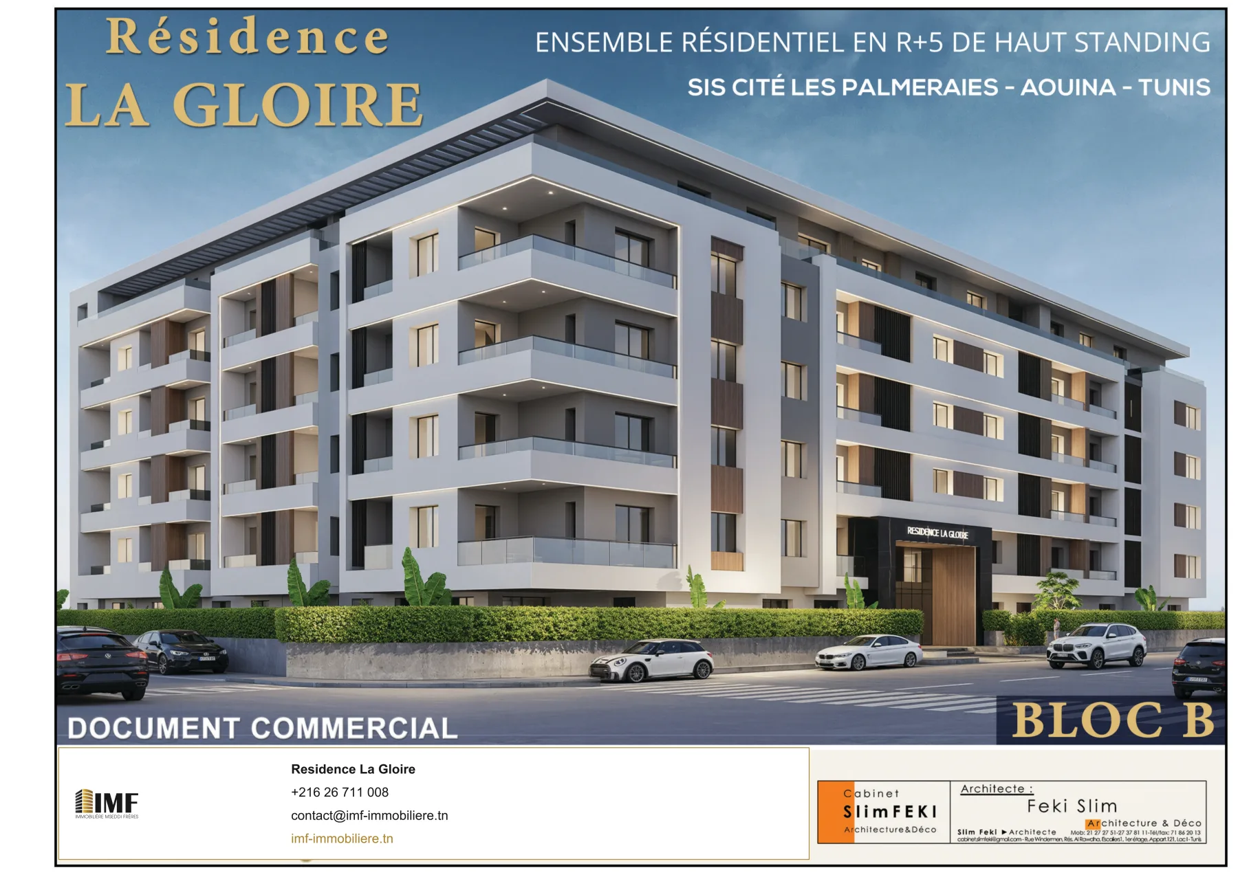 La Gloire · Block B overview
