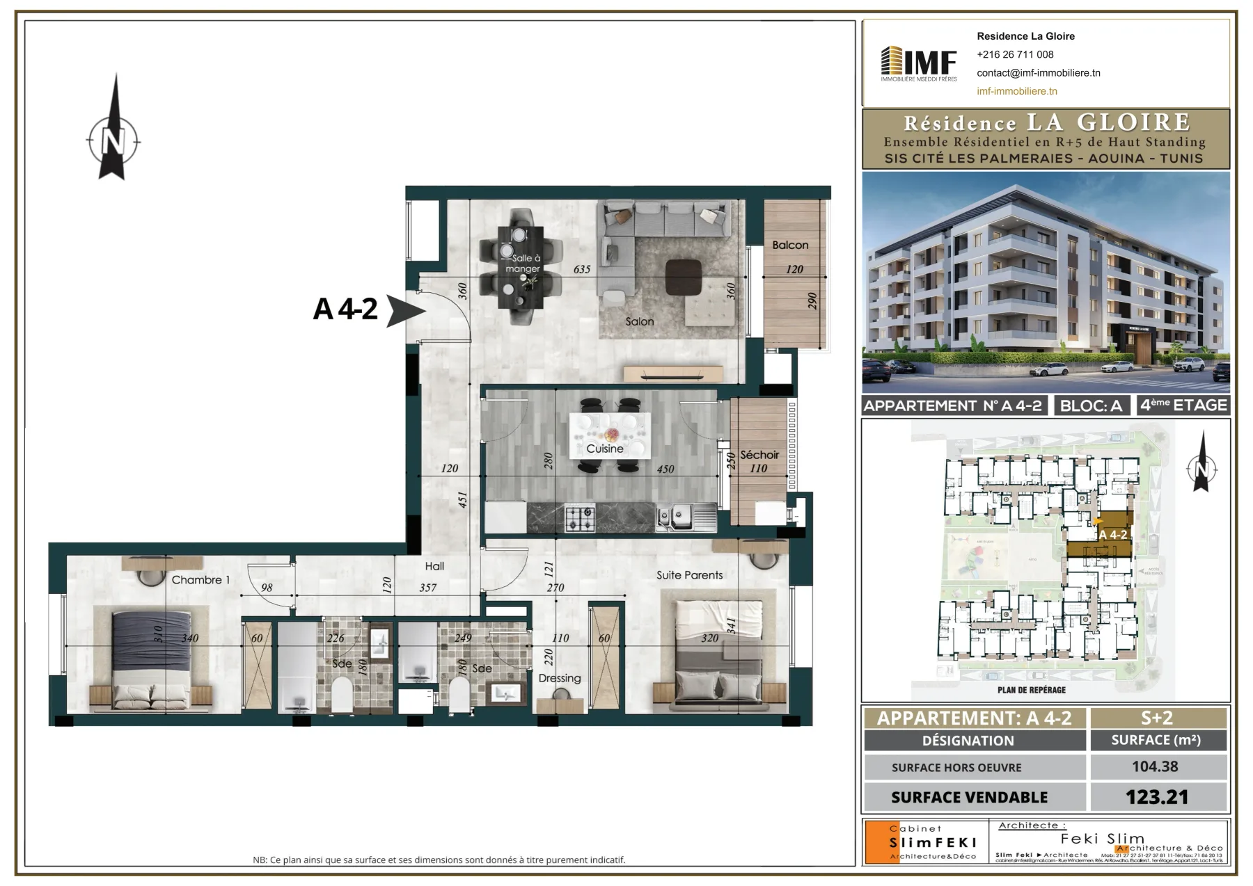 Apartment plan A 4-2