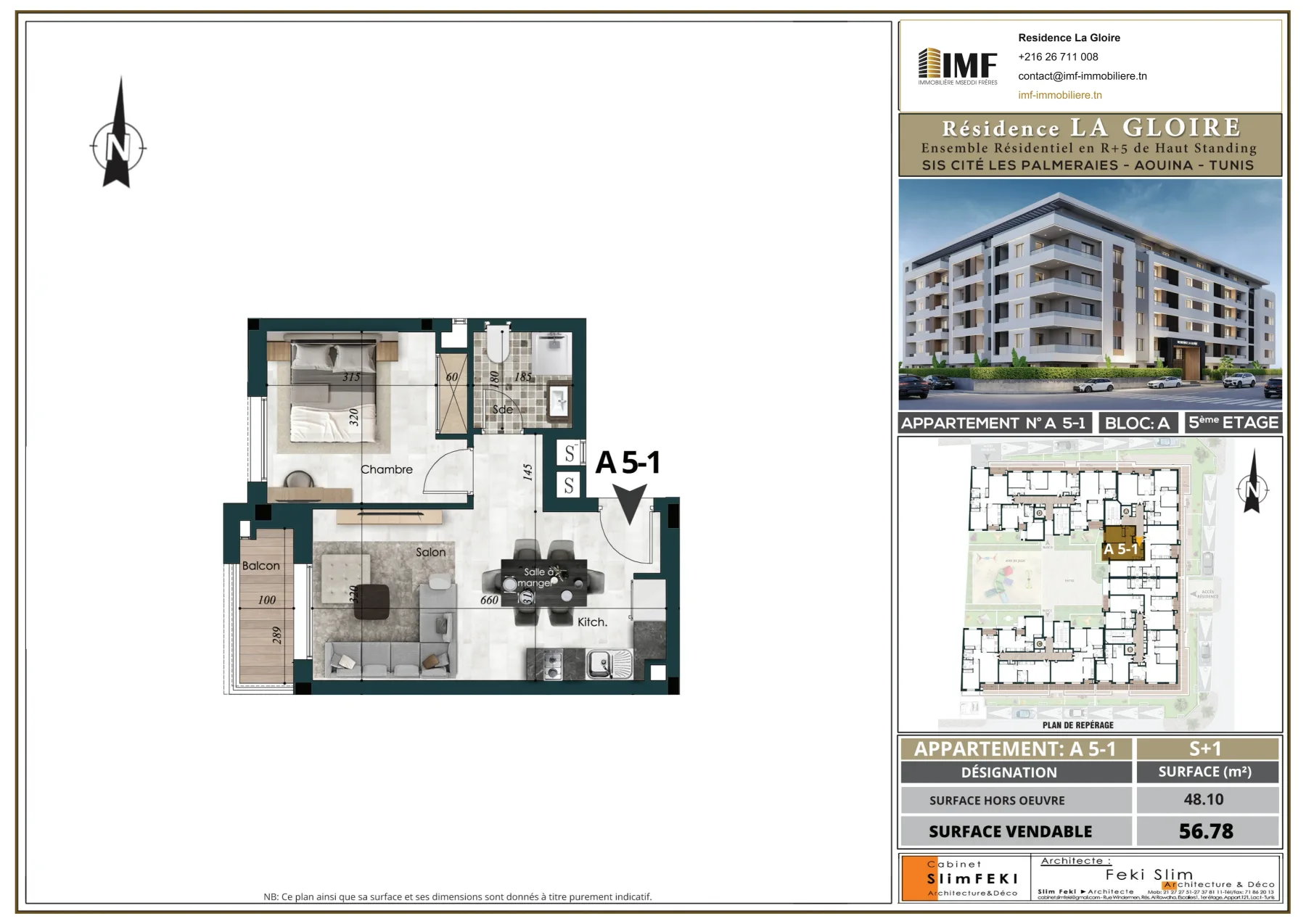 Apartment plan A 5-1