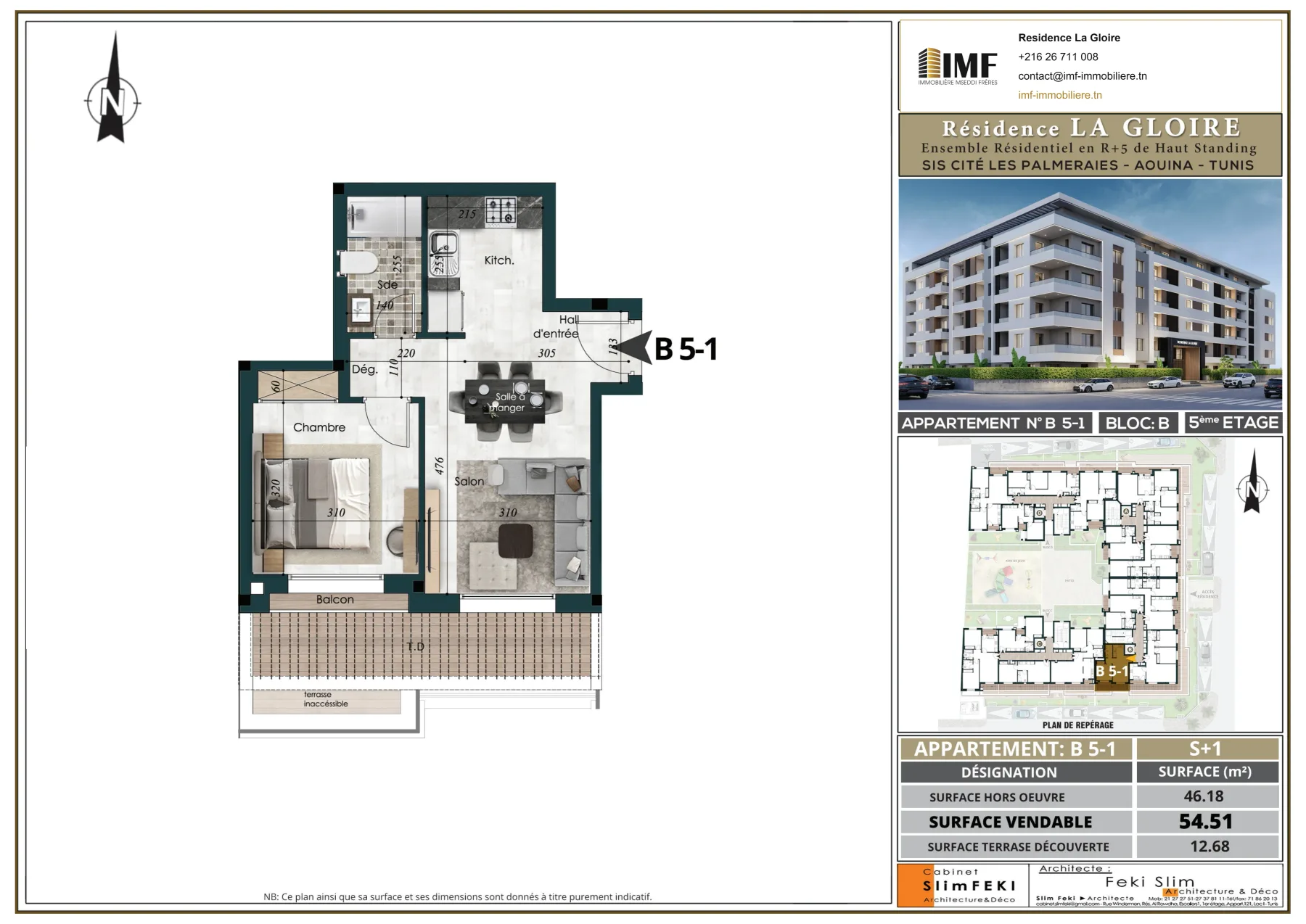 Apartment plan B 5-1