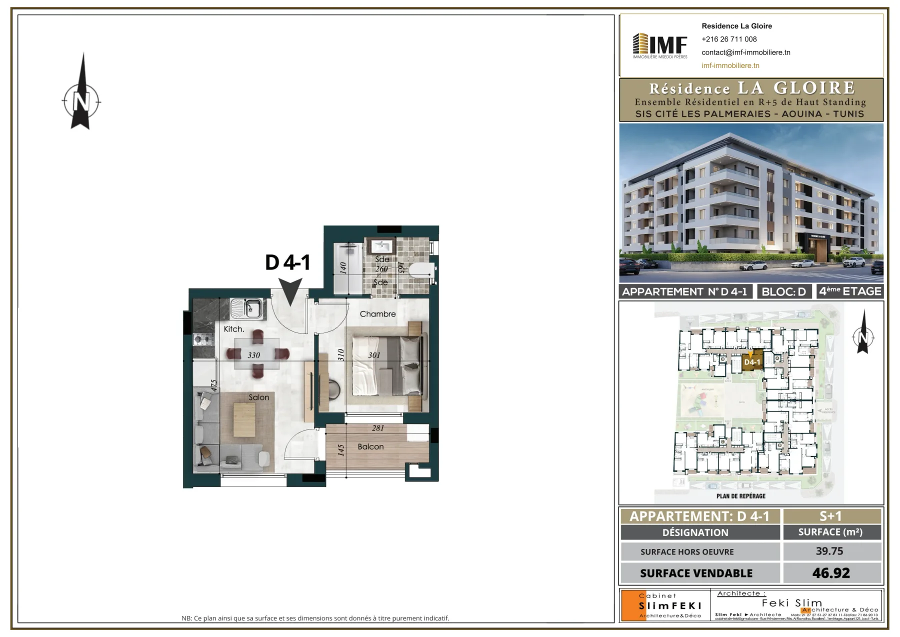Apartment plan D 4-1